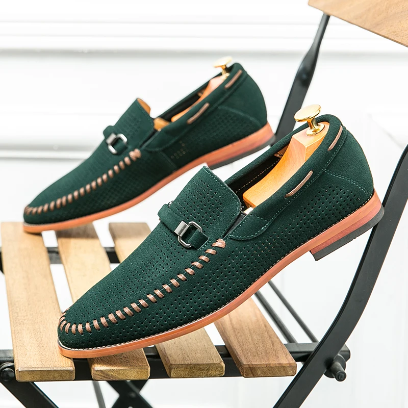 Fernando | Mocassins em pele camurça firenze