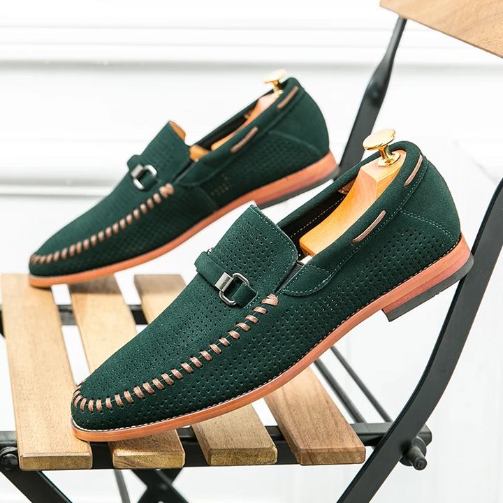 Fernando | Mocassins em pele camurça firenze