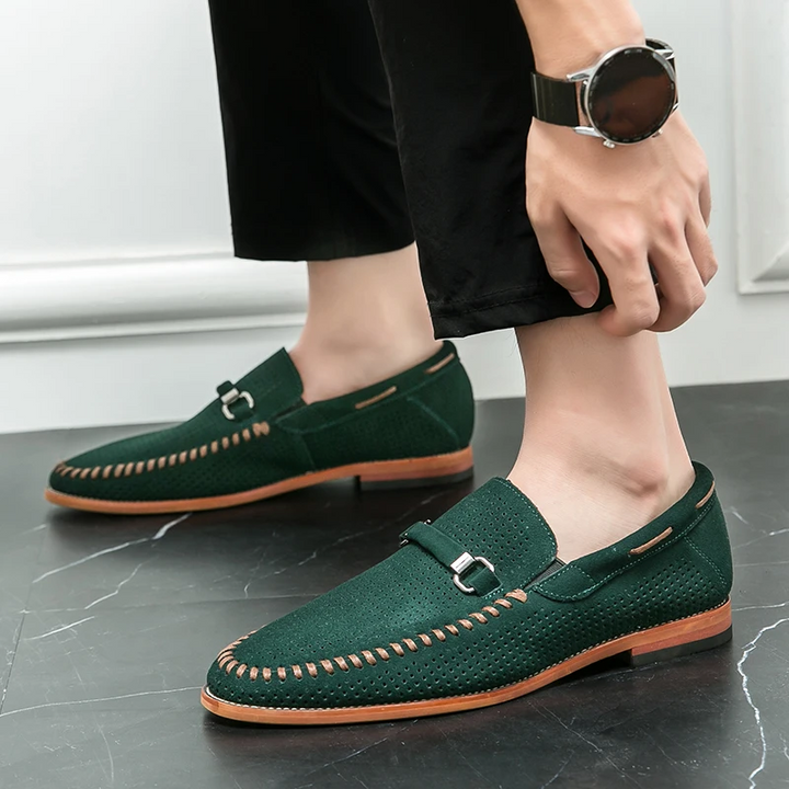 Fernando | Mocassins em pele camurça firenze
