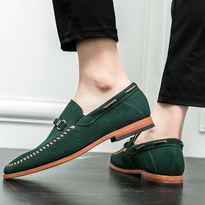 Fernando | Mocassins em pele camurça firenze