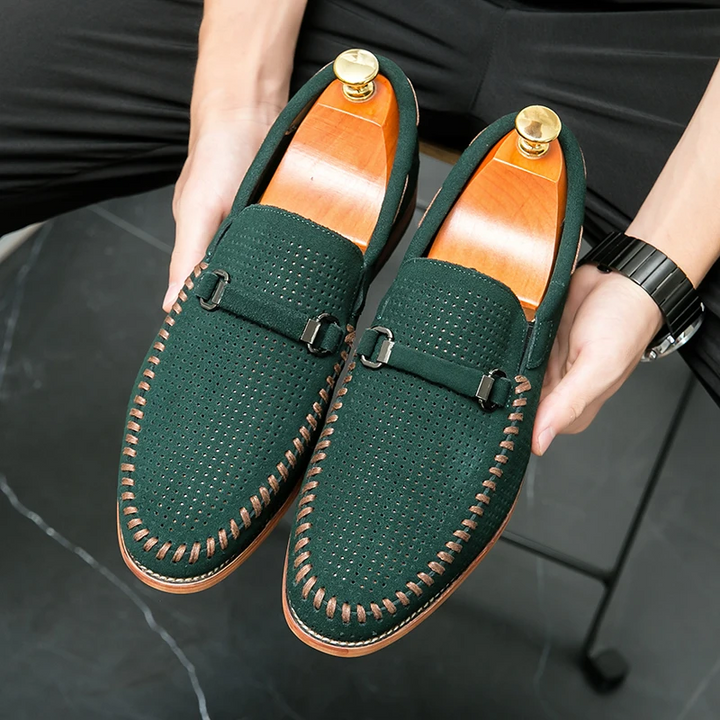 Fernando | Mocassins em pele camurça firenze