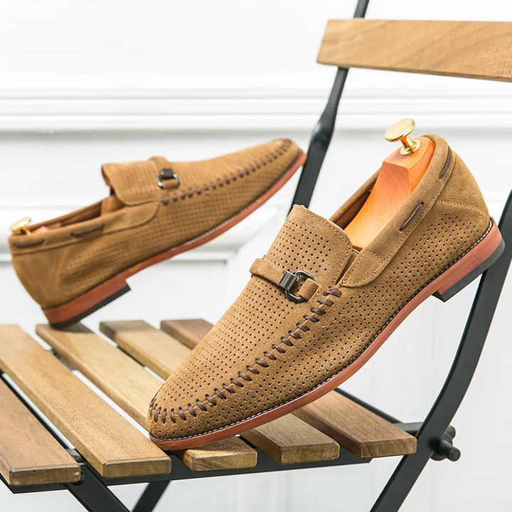 Fernando | Mocassins em pele camurça firenze