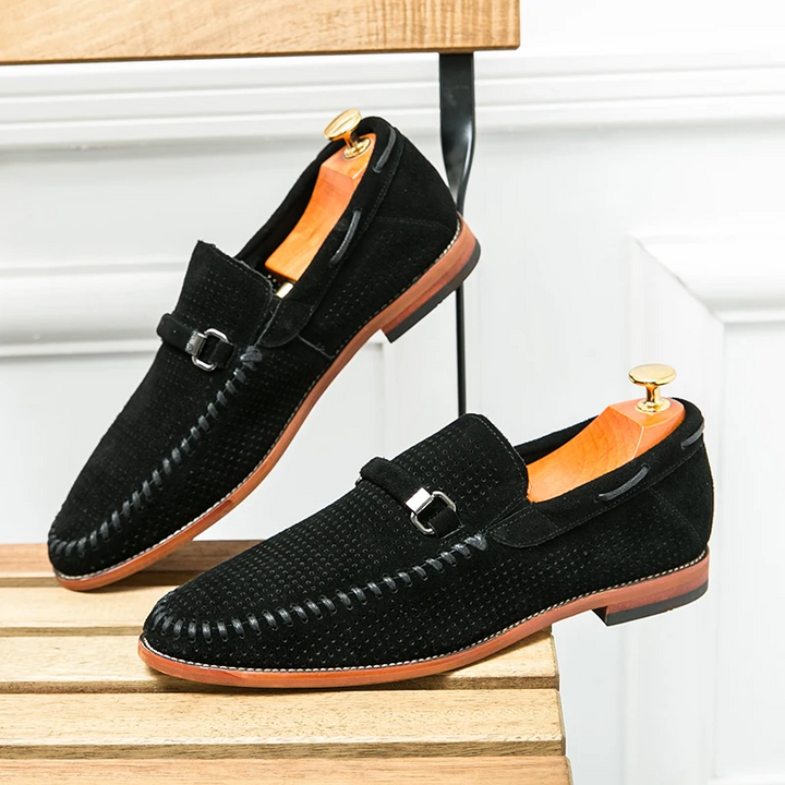 Fernando | Mocassins em pele camurça firenze