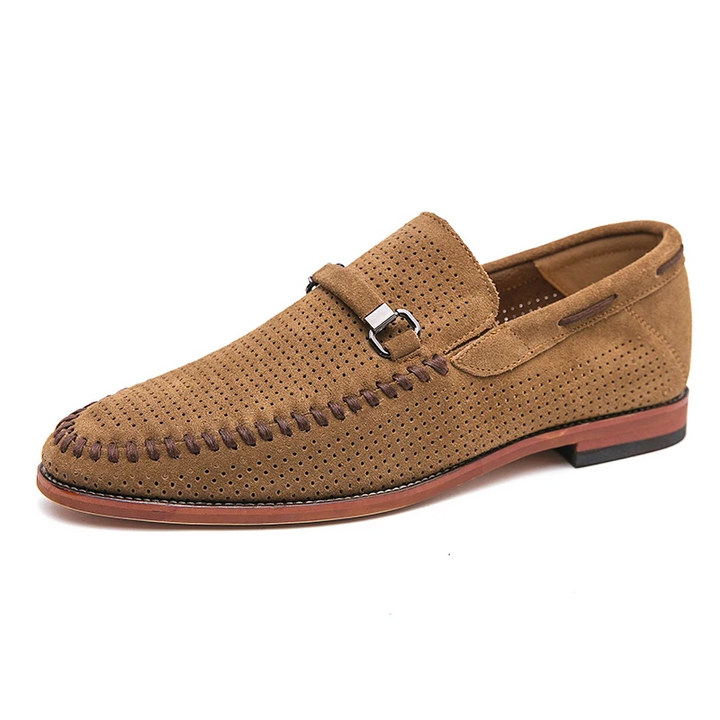Fernando | Mocassins em pele camurça firenze