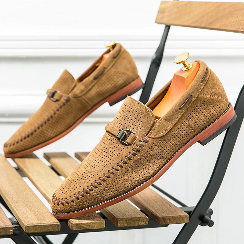 Fernando | Mocassins em pele camurça firenze