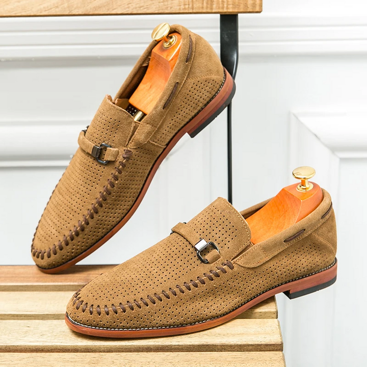 Fernando | Mocassins em pele camurça firenze