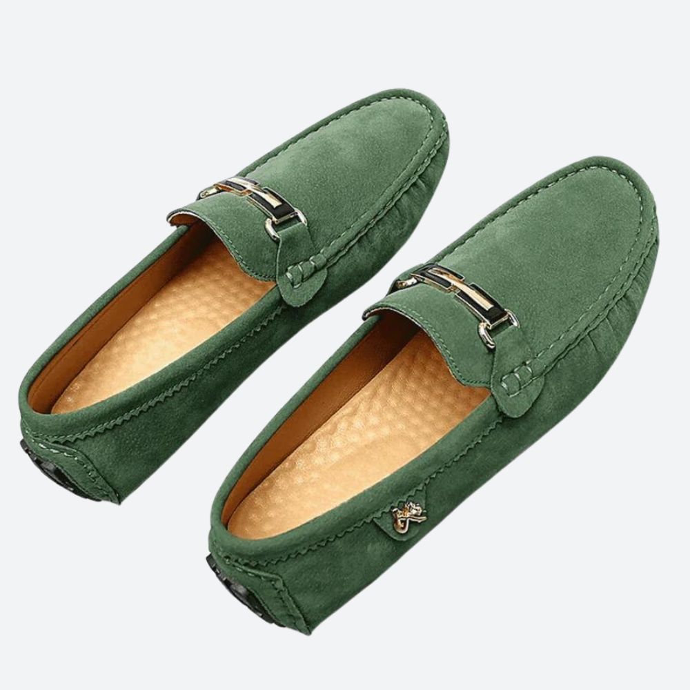Paulo | Mocassins em pele em camurça formentera