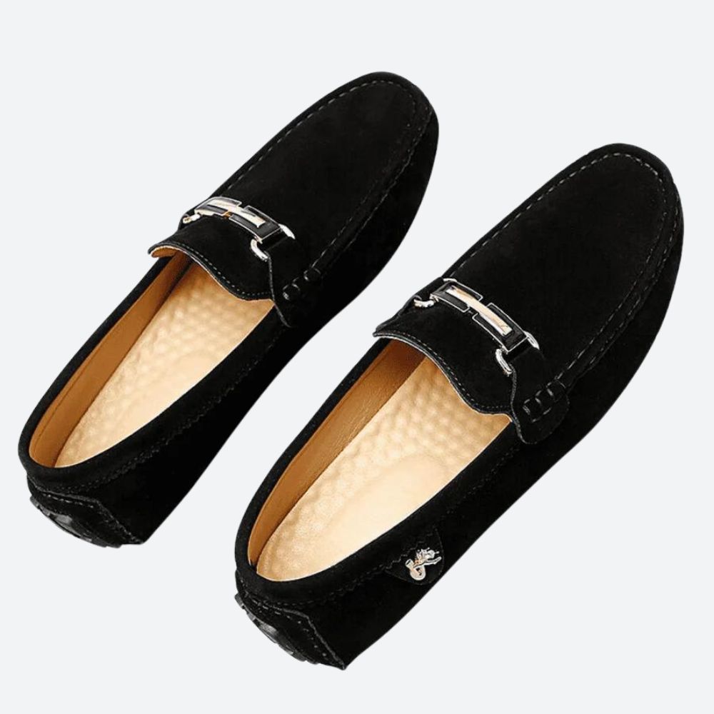 Paulo | Mocassins em pele em camurça formentera