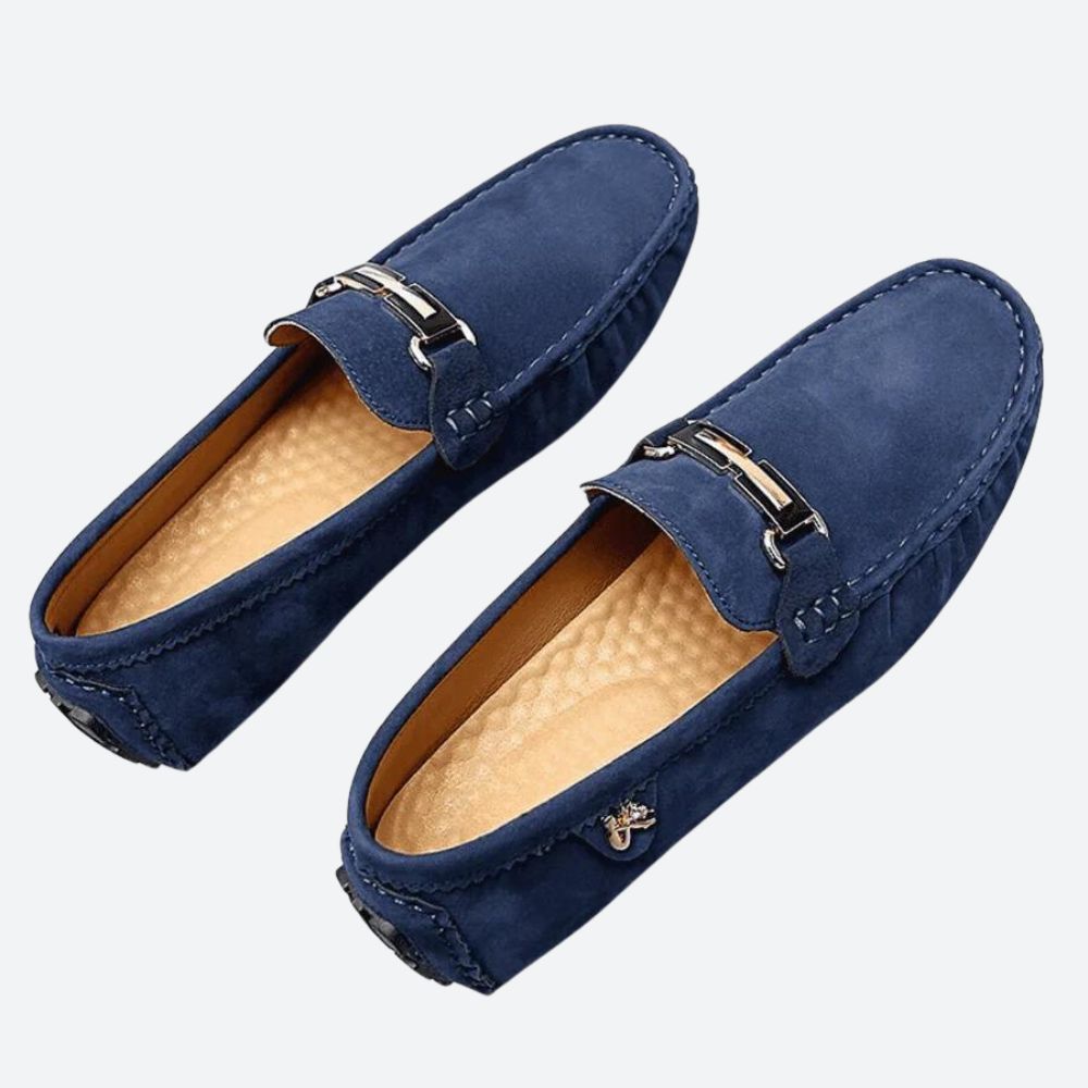 Paulo | Mocassins em pele em camurça formentera