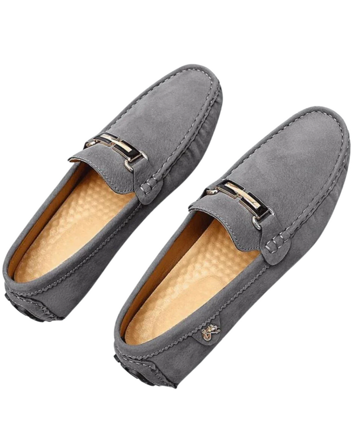 Paulo | Mocassins em pele em camurça formentera