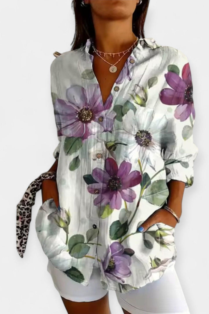 Liliana | Camisa com stampa floral