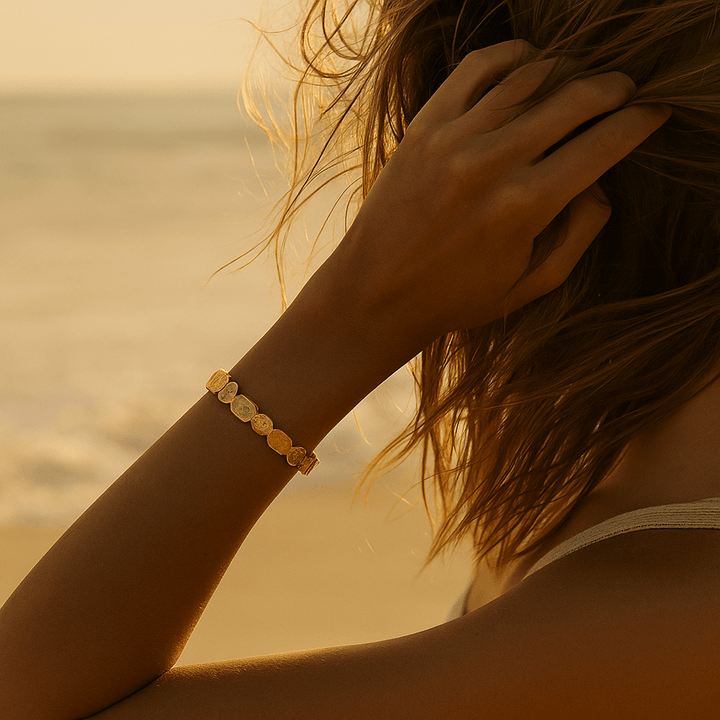 Aida | Pulseira em dourado