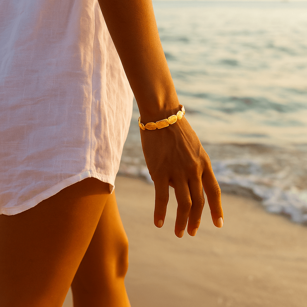 Aida | Pulseira em dourado