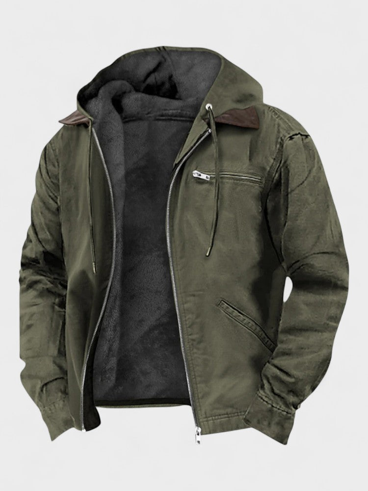 Aníbal | Sweatshirt com capuz elegante com fecho