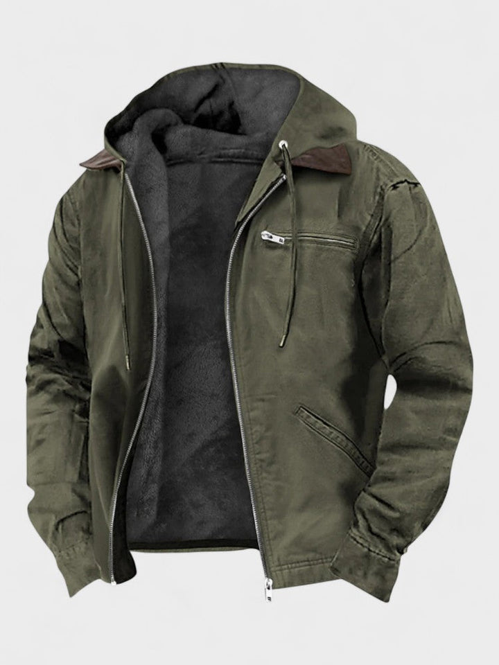 Aníbal | Sweatshirt com capuz elegante com fecho