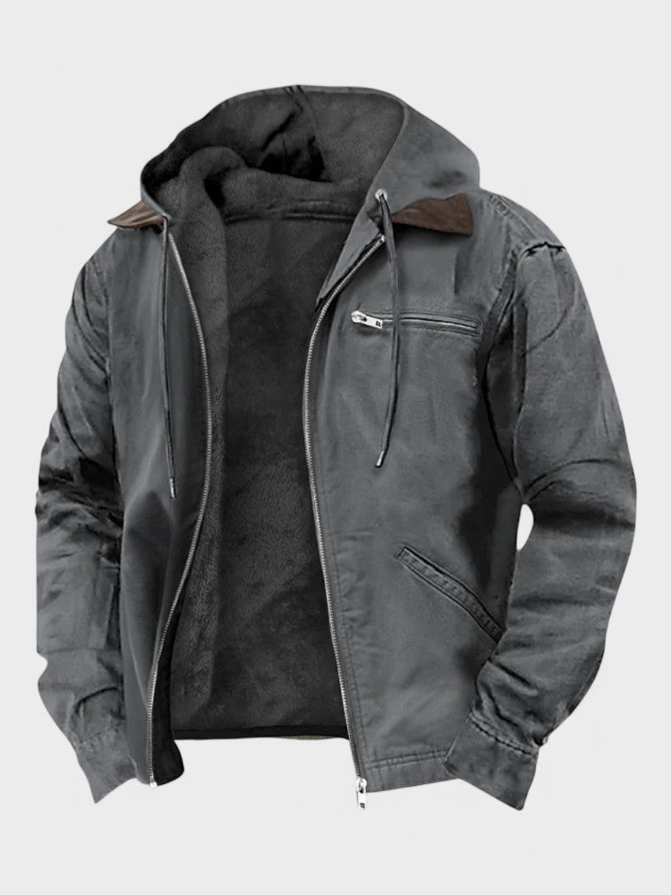Aníbal | Sweatshirt com capuz elegante com fecho