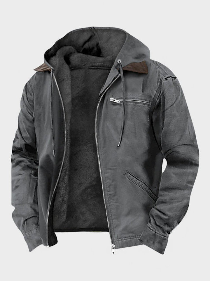 Aníbal | Sweatshirt com capuz elegante com fecho