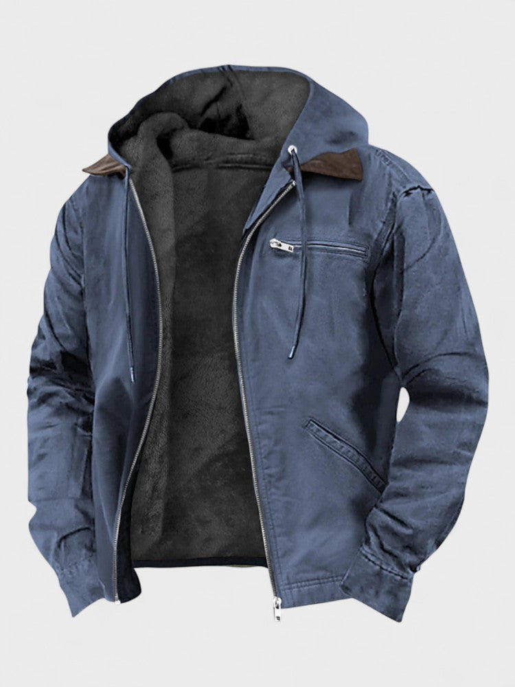 Aníbal | Sweatshirt com capuz elegante com fecho