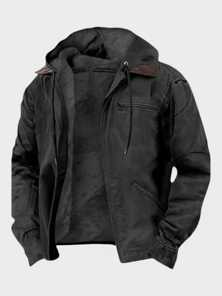 Aníbal | Sweatshirt com capuz elegante com fecho