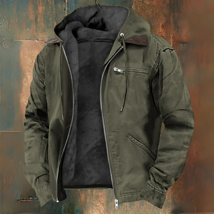 Fernando | Sweatshirt com capuz elegante com fecho