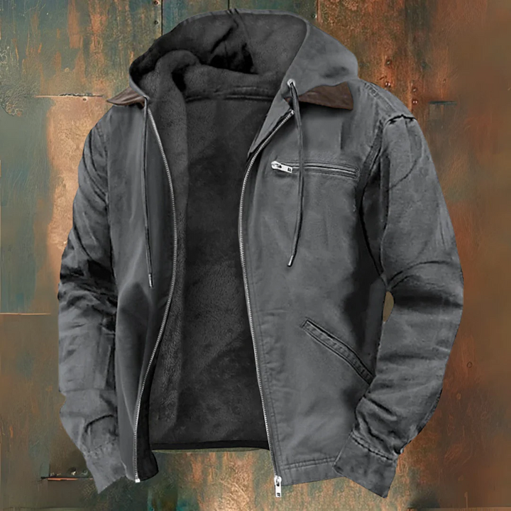 Fernando | Sweatshirt com capuz elegante com fecho