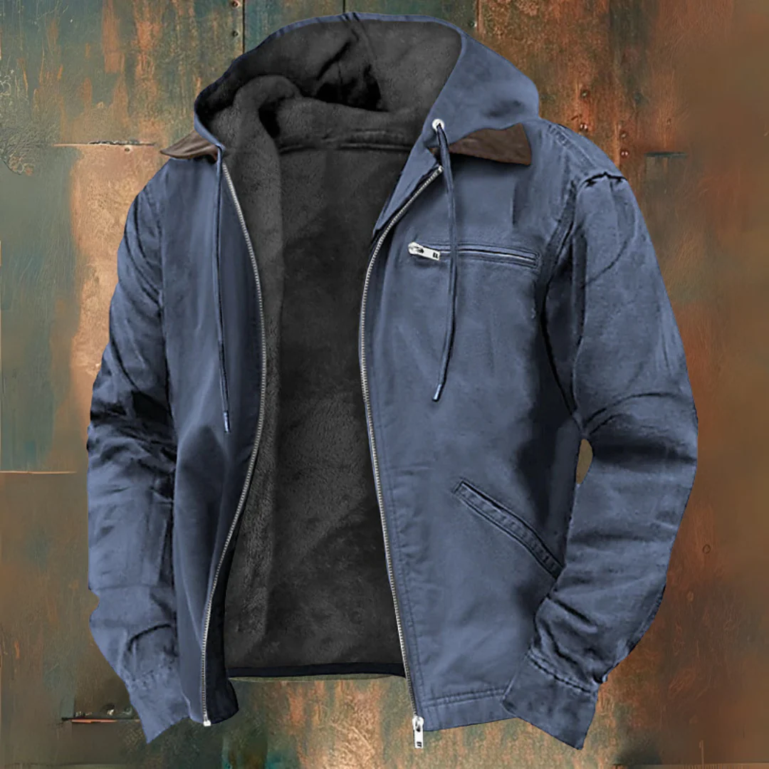 Fernando | Sweatshirt com capuz elegante com fecho