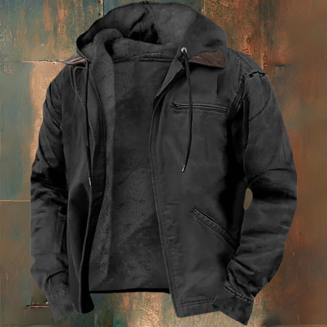 Fernando | Sweatshirt com capuz elegante com fecho