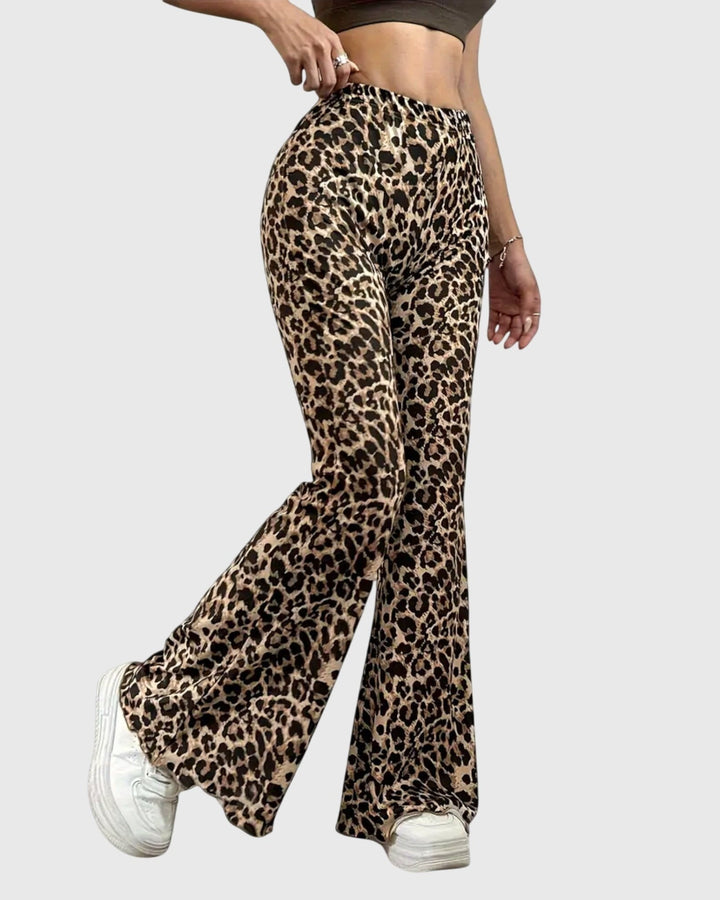 Sara | Leopard bootcut