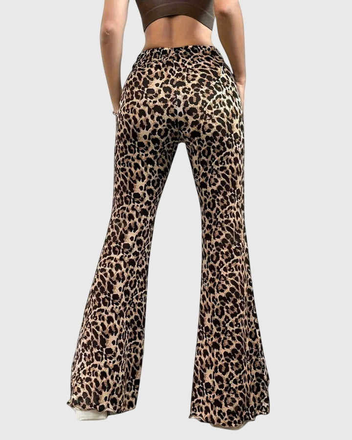 Sara | Leopard bootcut