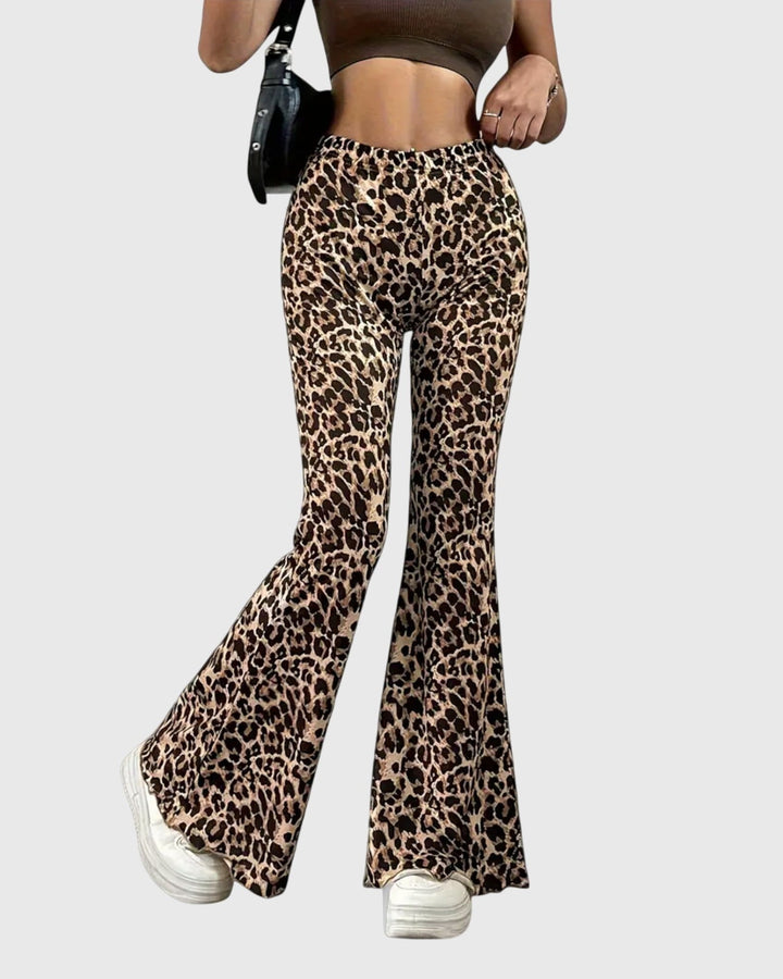 Sara | Leopard bootcut