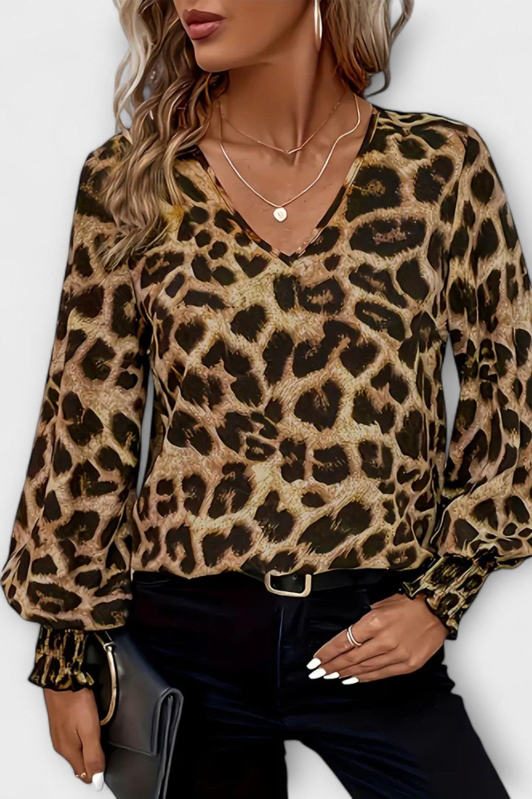 Ângela | Camisa leopardo