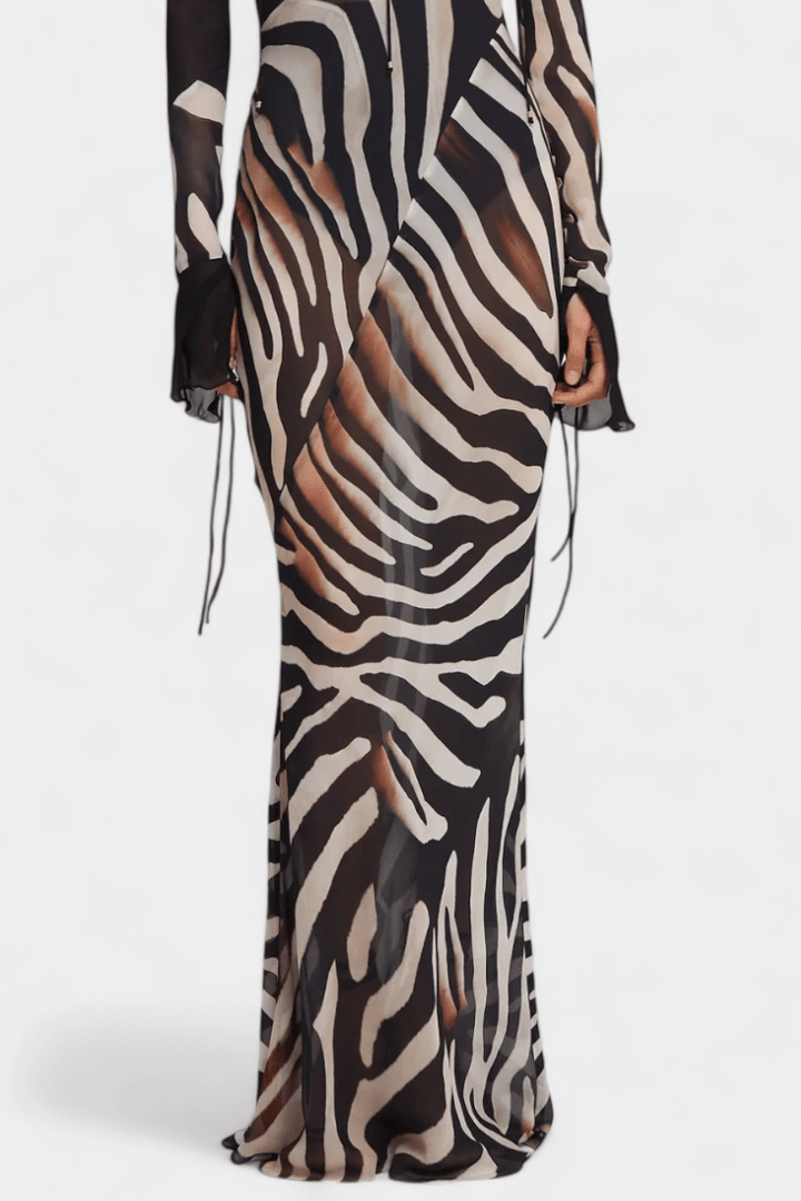 Carla | Vestido zebra