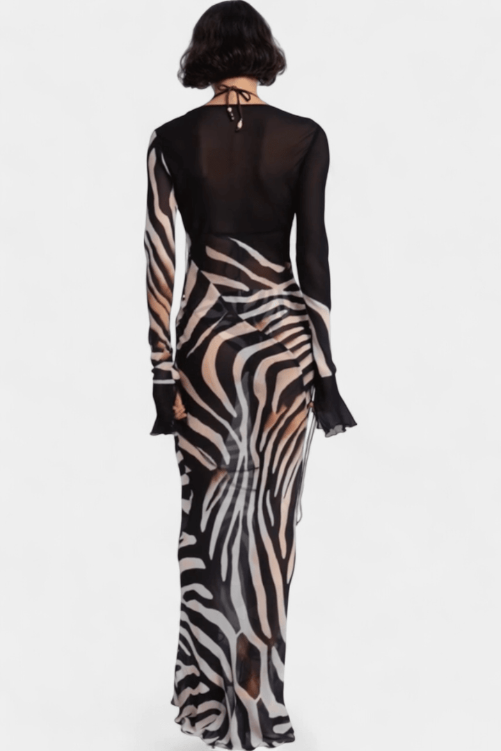 Carla | Vestido zebra