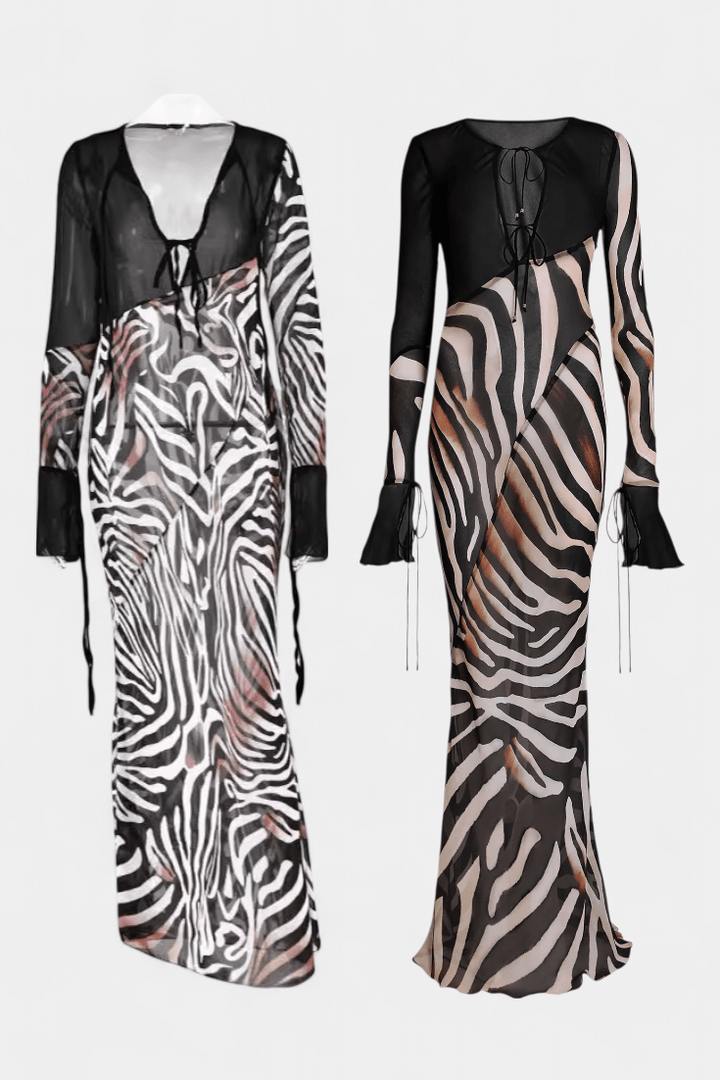 Carla | Vestido zebra