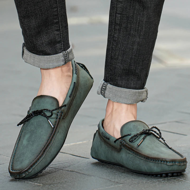 Armando | Mocassins em camurça feito à mão