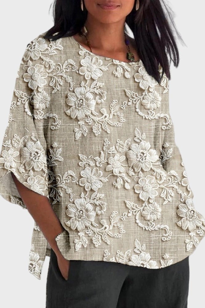 Carla | Vestido - Camisa de linho, toque sofisticado