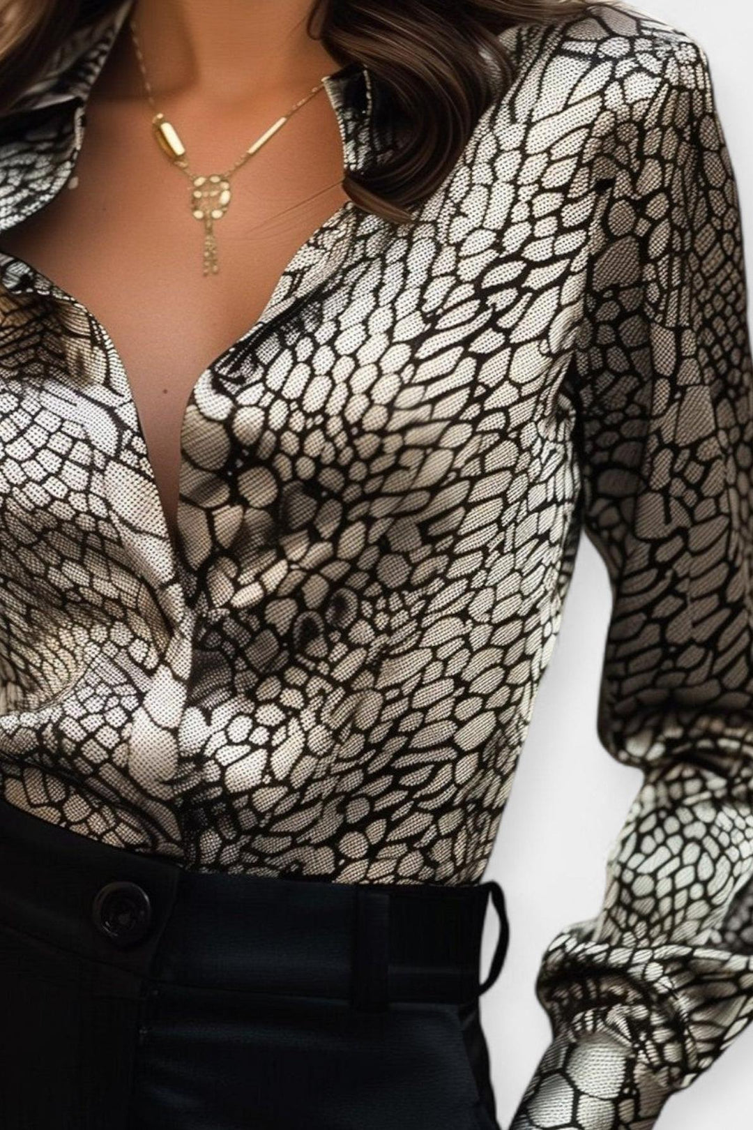 Raquel | Camisa em cetim