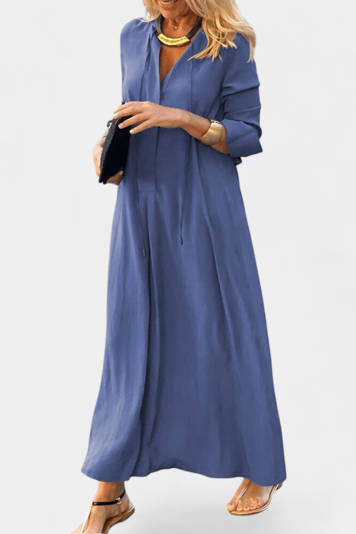 Catarina | Vestido com decote em V