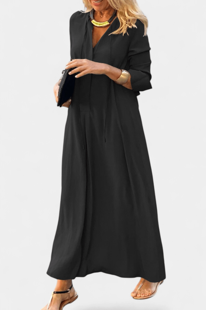 Catarina | Vestido com decote em V