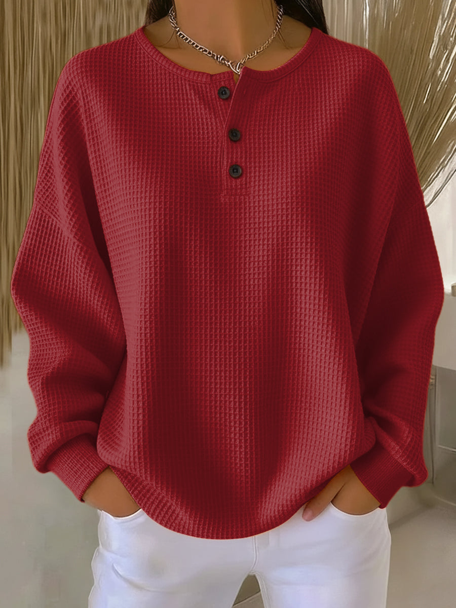 Carla | Camisola em vaffelstrikket