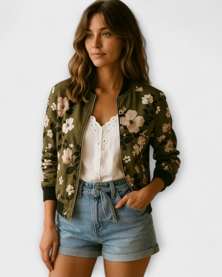 Sandra | Casaco bomber floral
