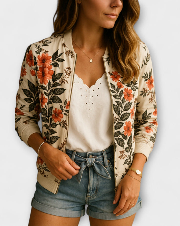 Sandra | Casaco bomber floral
