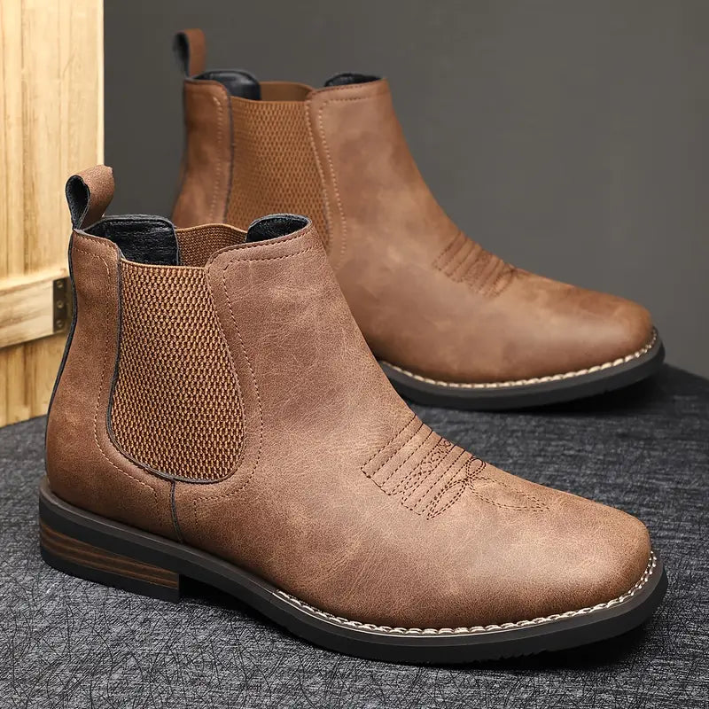 Domingos | Botas em pele clássicos para uomini