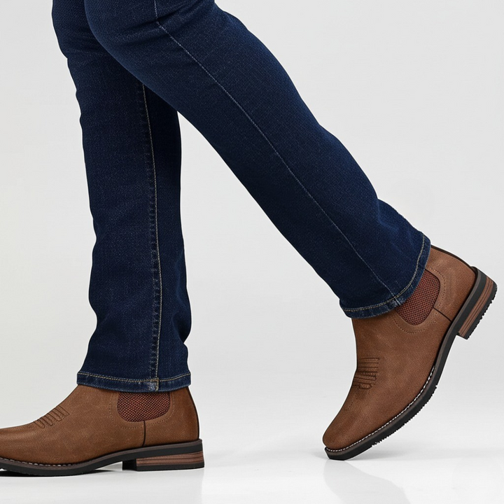 Domingos | Botas em pele clássicos para uomini