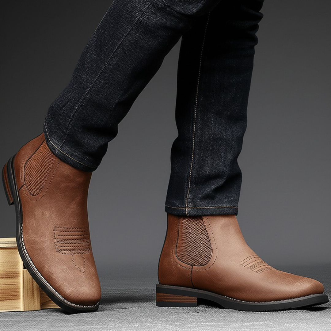 Domingos | Botas em pele clássicos para uomini