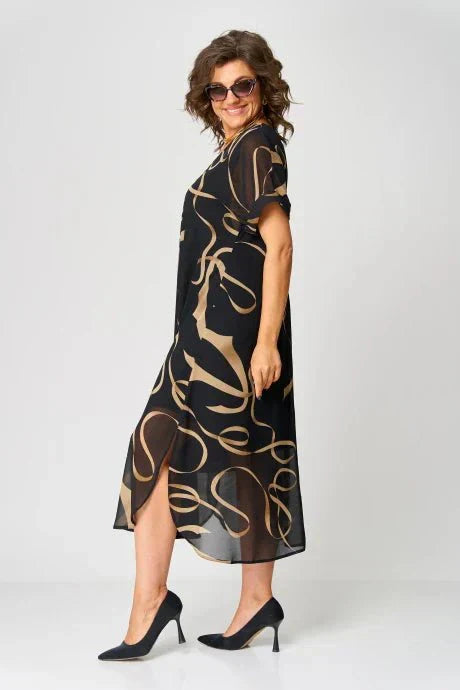 Ângela | Vestido com decote em V