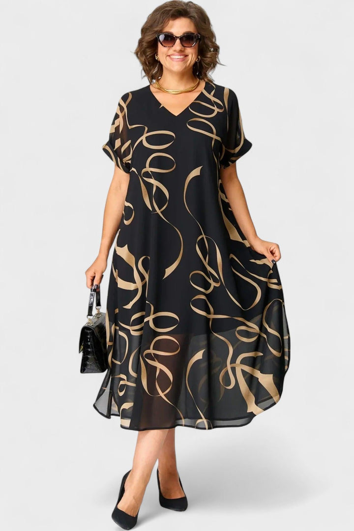 Ângela | Vestido com decote em V