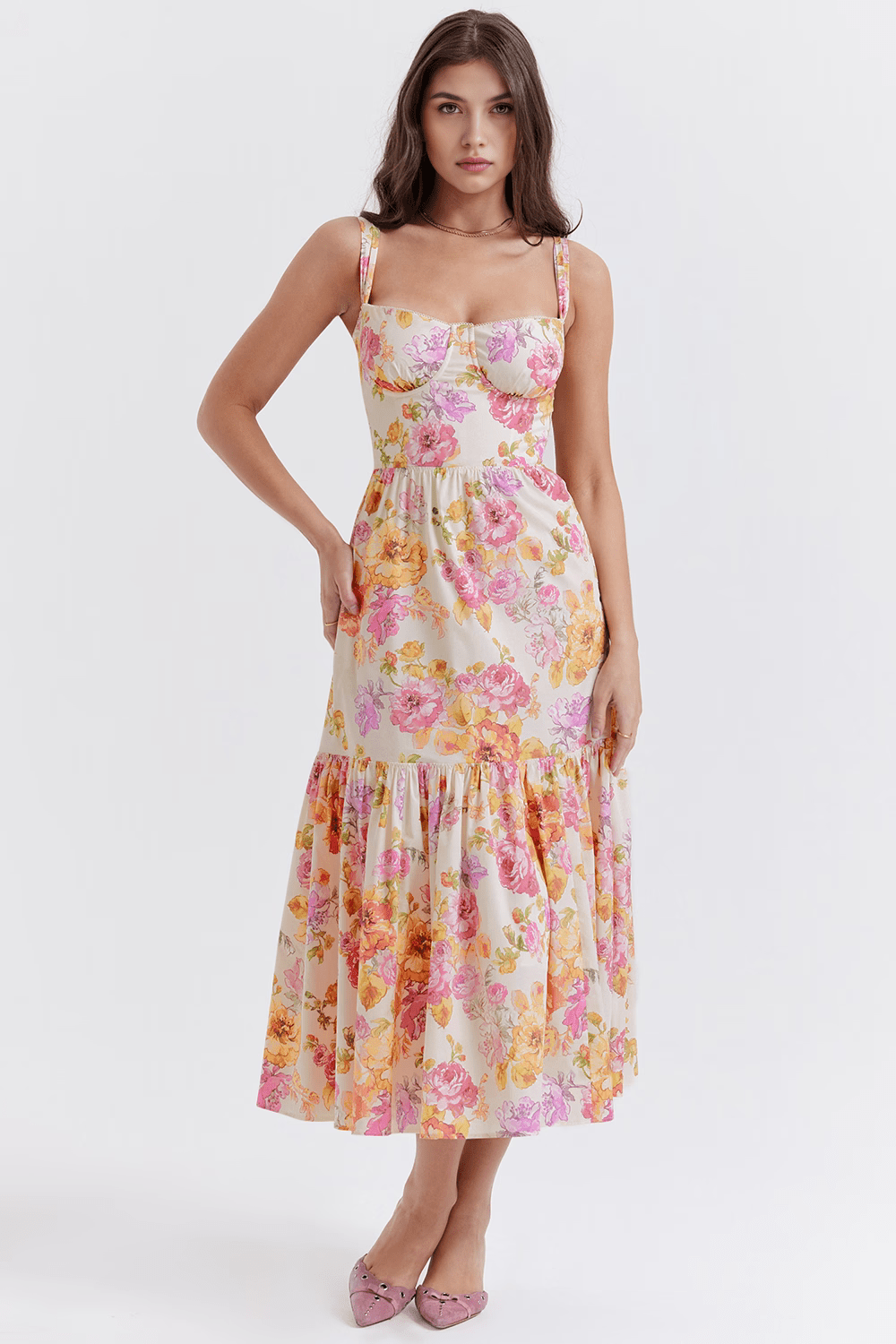 Joana | Vestido midi