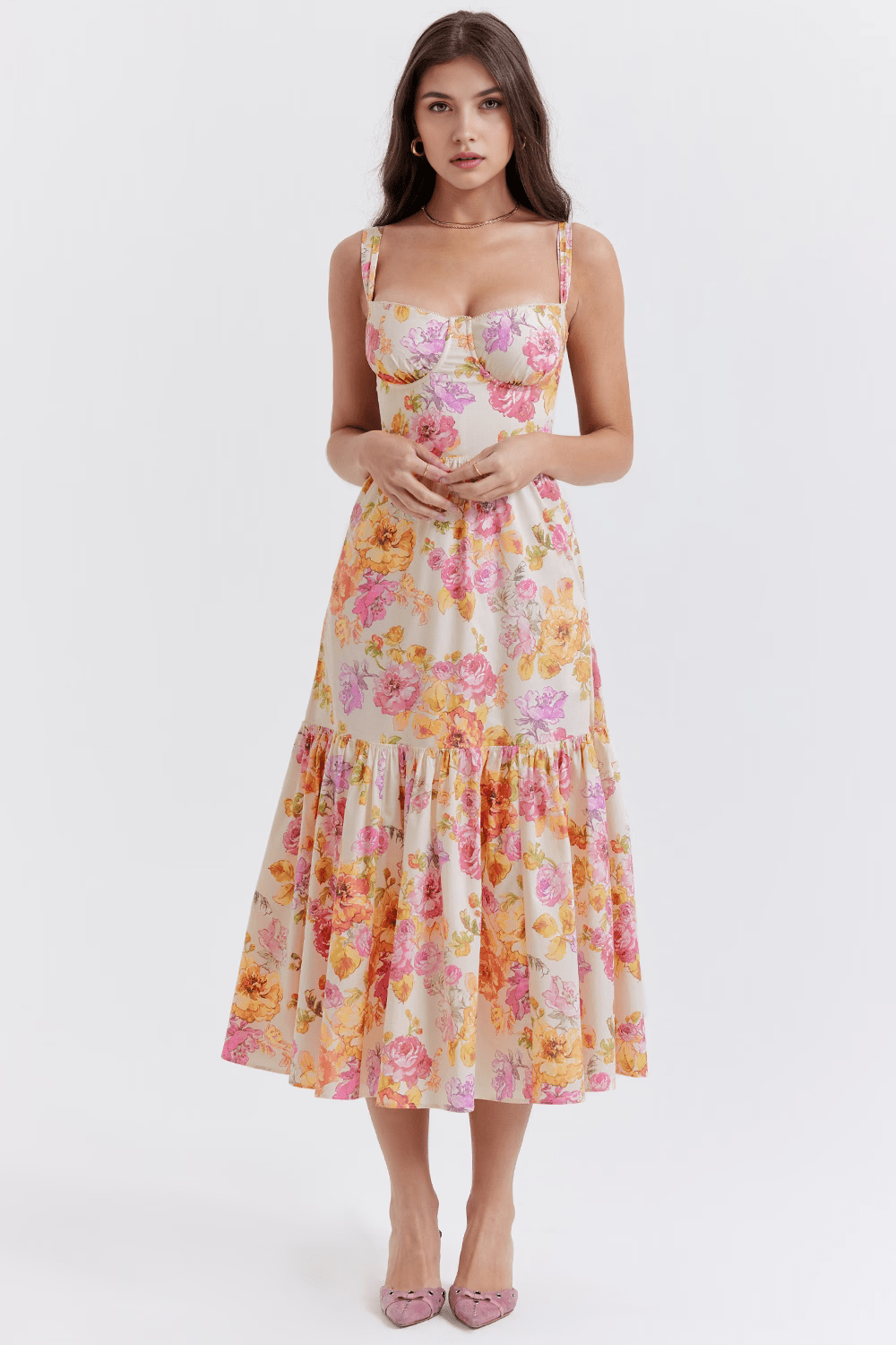 Joana | Vestido midi