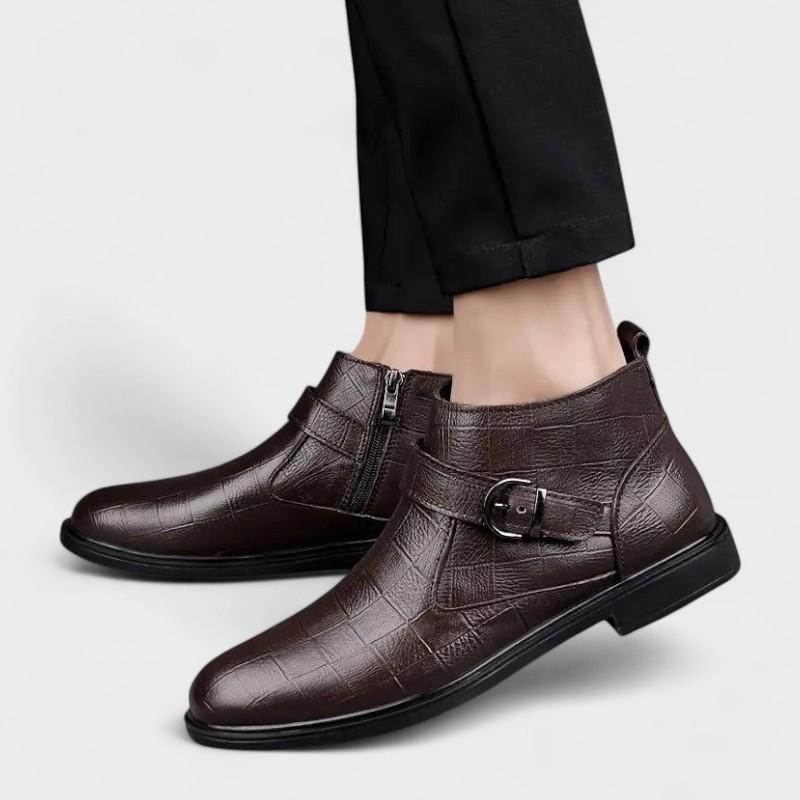 Joaquim | Ranger botas em pele